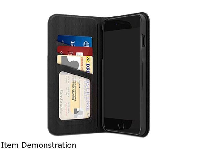 PureGear Black Apple iPhone 7 Plus / 6s Plus / 6 Plus Puregear Gen 2 Express Folio Case - Black 61728PG