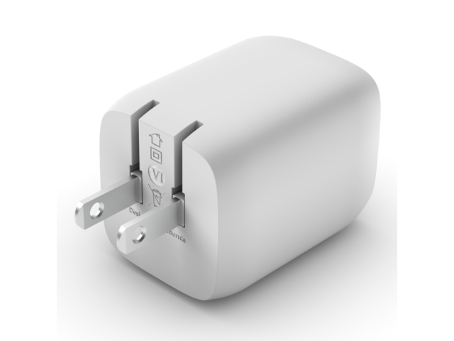 Belkin BoostCharge Pro Dual USB-C GaN 65W Wall Charger - White - image 3