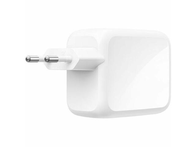 Belkin UltraCharge Retractable GaN Wall Charger 67W - White - WCH022dqWH