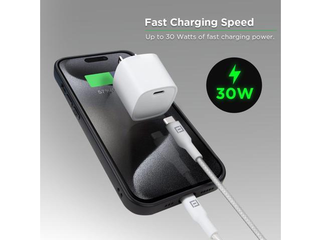 PureGear 30W Single Port USB-C Wall Charger, White 65181FF