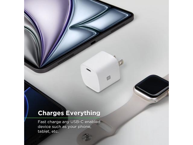 PureGear 30W Single Port USB-C Wall Charger, White 65181FF