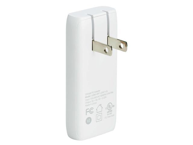Tripp Lite series Flat 1-Port USB-C Wall Charger - GaN Technology, 20W PD 3.0 Charging, White (U280-WF1-20C1-G)