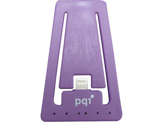 PQI 6PCJ-008R0003A Purple i-Cable Stand Apple Certified MFI iPhone Stand with Lightning Connector