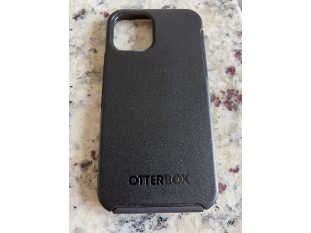 OtterBox Symmetry Series Black Case for iPhone 12 and iPhone 12 Pro 77-65414