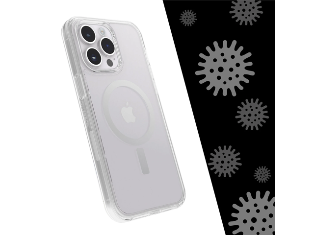 OtterBox - Symmetry Series+ for MagSafe Hard Shell for Apple iPhone 14 Pro Max - Clear - image 3