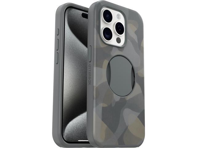 OtterGrip Symmetry Series for MagSafe Iron Camo iPhone 15 Pro Case 77-93215