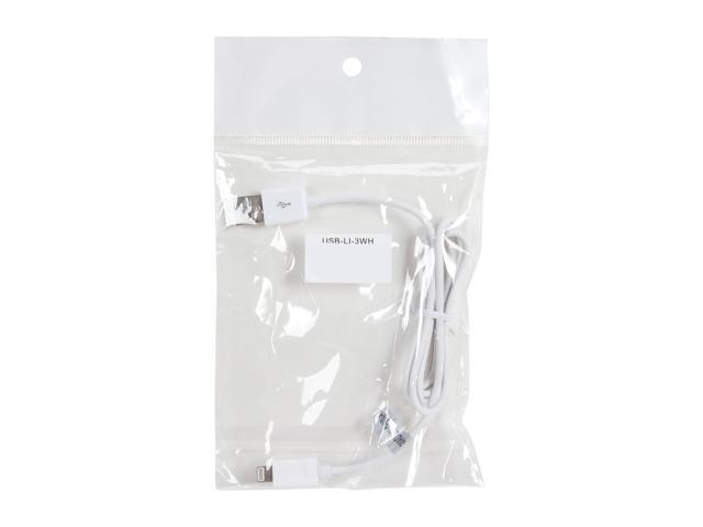 Nippon Labs USB-LI-3WH White Lightning to USB Cable