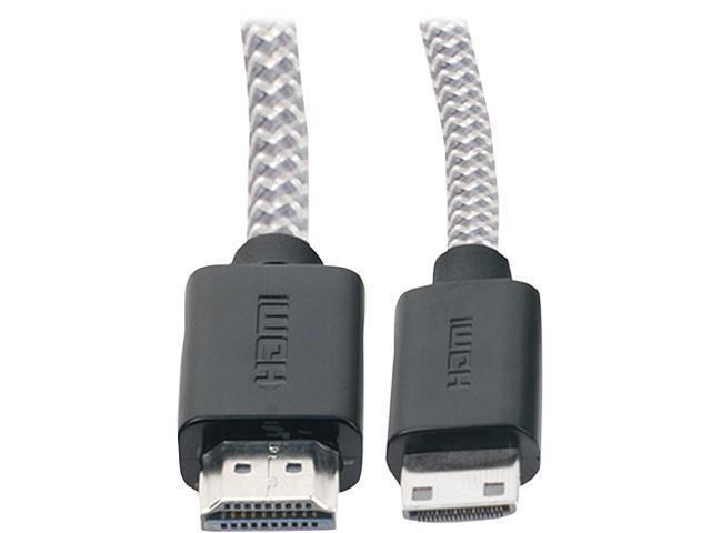 iEssentials IE-FC-HDMINI 3.3 ft. Tangle Free HDMI to Mini HDMI Cable with Cable Clip