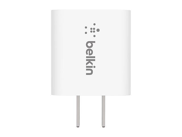 BELKIN BBC005-WH-2PK White 20W USB-C PD Wall Charger with PPS, 2-Pack