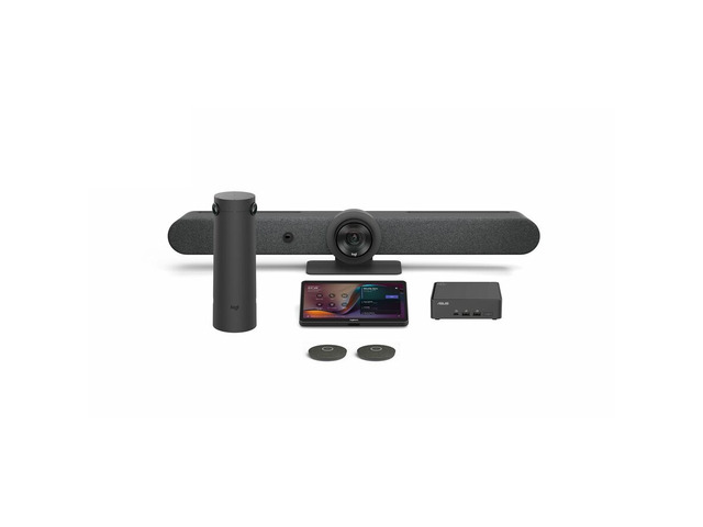 Logitech Rally Bar + Tap + Sight for Microsoft Teams Rooms Video Conferencing Equipment Kit - TAPRBGMSTTAA-S2