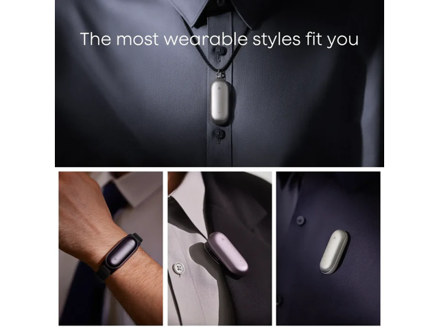 PLAUD - NotePin Memory Capsule Smart AI Voice/Audio Recorder - V2 - Sunset Purple - image 4