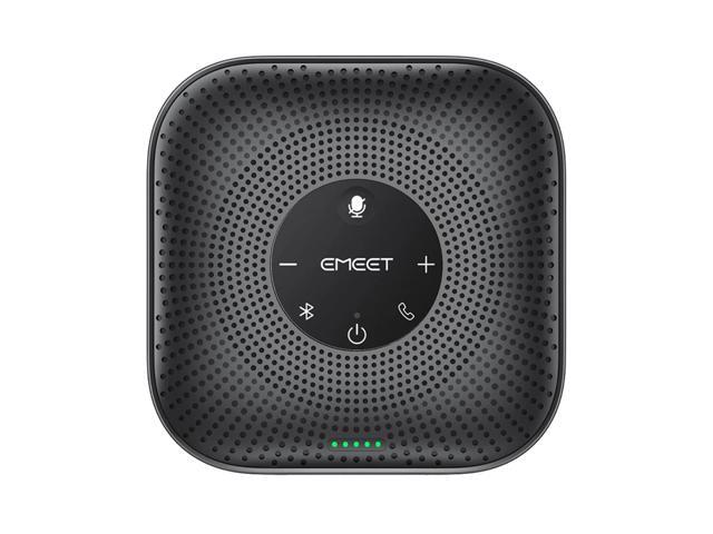 EMEET OfficeCore M0 Plus Wireless Speakerphone, 4-Mic 360 Pickup, VoiceIA 4.2 Noise Cancellation, Daisy-Chain up to 16 People, Bluetooth 5.0