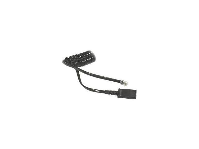 PLANTRONICS 26716-01 COILED CABLE QD- MODULAR 2 pack 