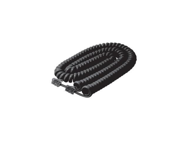 Steren 302-025BK 25 ft. Coiled Handset Cord