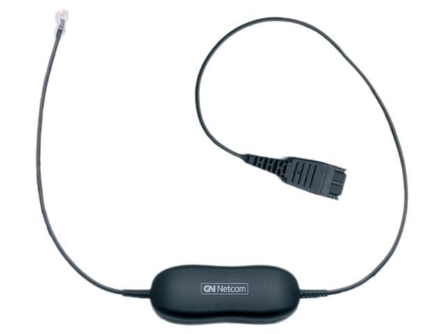 Jabra Link 180 Quick Disconnect (QD) Straight Bottom Cord 8800-00-25