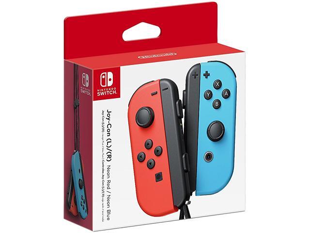 Joy-Con (L/R) Wireless Controllers for Nintendo Switch - Neon Red/Neon Blue - image 2