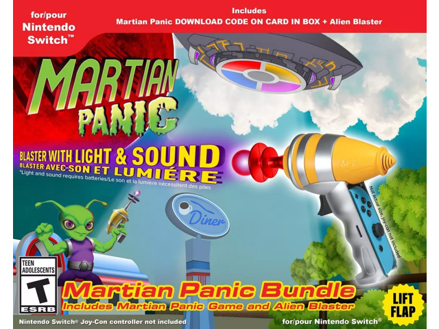 Photos - Game Martian Panic Blaster Bundle  Nintendo Switch GS00115(CIB + Blaster Gun)
