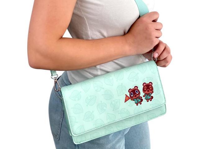 Open Box - Controller Gear Animal Crossing Nintendo Switch & Switch Lite Sling Bag - Mint Leaves