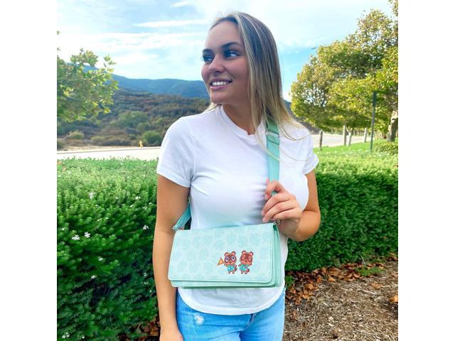 Open Box - Controller Gear Animal Crossing Nintendo Switch & Switch Lite Sling Bag - Mint Leaves