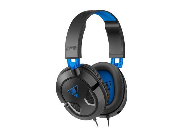 Turtle Beach - Recon 50P Wired Over-Ear Gaming Headset for PS5, PS4, PS4 Pro, Xbox Series X|S, Xbox One, PC & Mobile - Black/Blue - image 3