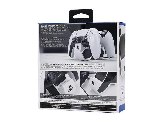 PowerA - Twin Charging Station for DualSense Wireless Controllers - PS5 White - image 5