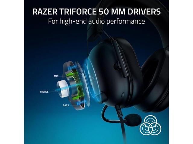Razer BlackShark V2 X For PlayStation - Wired Console esports Headset - Black
