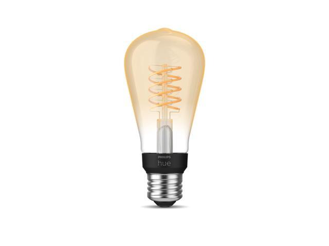 Philips Hue 571125 Dimmable Warm White Vintage Smart ST19 Edison Bulb