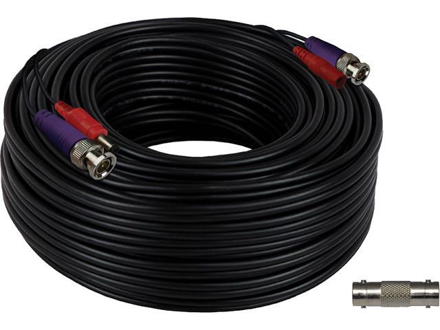 Night Owl CAB-1004KV1 100 ft. In-Wall Rated Video/Power Extension Cable with Extension Adapter (1-pack)