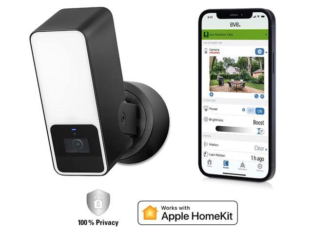 Eve - Outdoor Cam - Secure floodlight camera with Apple HomeKit Secure Video technology - White - image 10