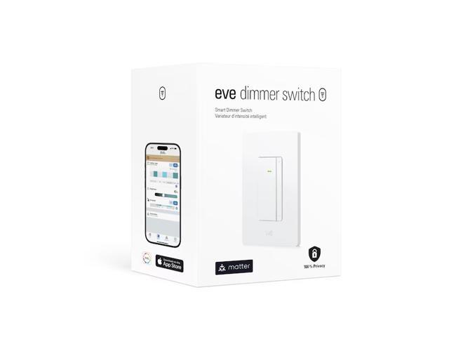 Eve - Dimmer Switch – Smart Dimmer Switch (Matter) – - White - image 3