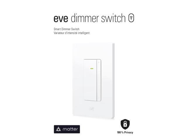 Eve - Dimmer Switch – Smart Dimmer Switch (Matter) – - White - image 4
