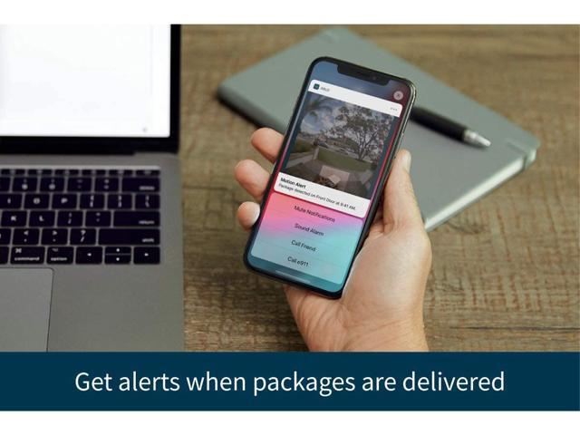 Arlo - Essential Wi-Fi Smart Video Doorbell - Wired or Battery Operated - White - image 6