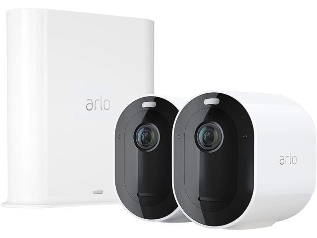 Arlo Pro 3 Wire-Free Security Camera - SK Video with HDR, Indoor/Outdoor Security Camera with Color Night Vision, Spotlight, 2-Way Audio, Siren.