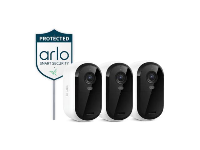Arlo Essential 2K Outdoor Camera (3rd Generation) - White - 3 pack - VMK3380-100NAS