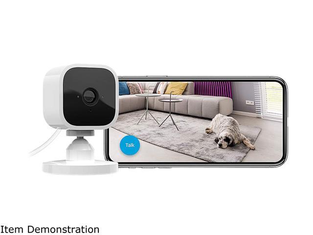 Blink - Mini - Compact indoor plug-in smart security camera, 1080p, night vision, motion detection, 2 way audio – 2 cam - White - image 4