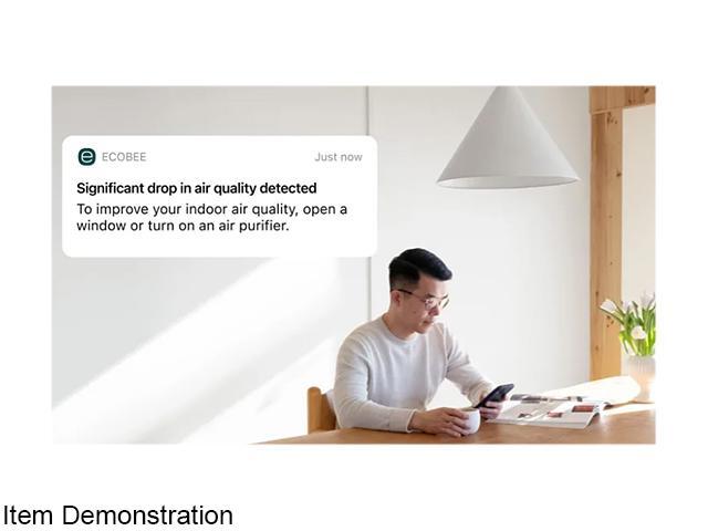 ecobee - Premium Smart Programmable Touch-Screen Thermostat with Siri, Alexa, Apple HomeKit and Google Assistant - Black - image 4