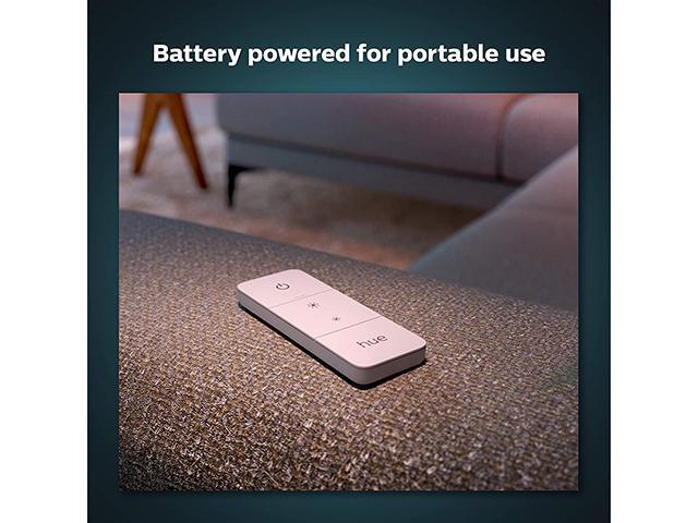 Philips Hue Smart Dimmer Switch with Remote (Requires Hue Hub, Installation-Free, Smart Home, Exclusively for Philips Hue Smart Bulbs)