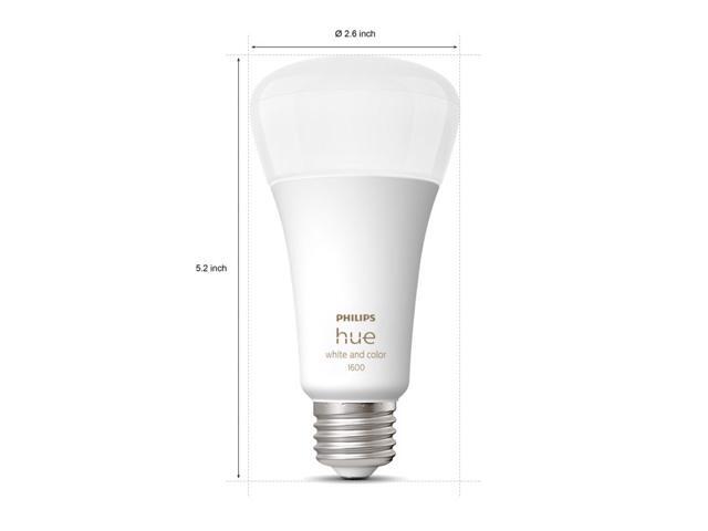 Philips Hue 562982 1-pack 100W A21 E26 Smart Bulb-White and Color Ambiance