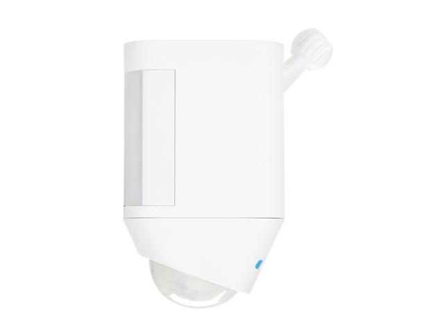 Ring Spotlight Cam Battery HD Security Camera with Built Two-Way Talk and a Siren Alarm, White