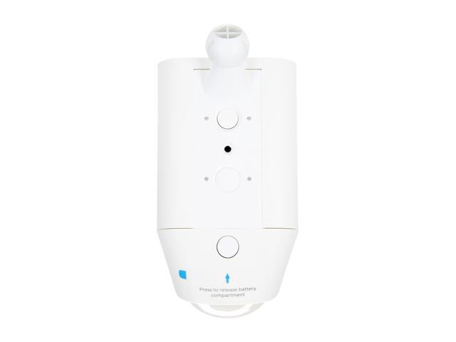 Ring Spotlight Cam Battery HD Security Camera with Built Two-Way Talk and a Siren Alarm, White