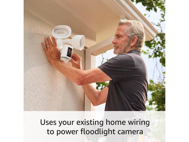 Floodlight Cam Pro with 2K Video and Ring Vision, 2 LED Lights, Dual Band Wi-Fi, and 3D Motion Detection - Black - image 3