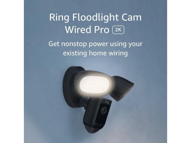 Floodlight Cam Pro with 2K Video and Ring Vision, 2 LED Lights, Dual Band Wi-Fi, and 3D Motion Detection - Black - image 4