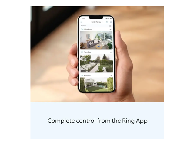 Ring - Outdoor Cam (Stick Up Cam) Indoor/Outdoor Wire Free 1080p Security Camera - White - image 5