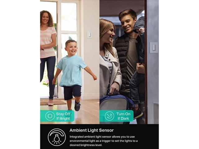 Kasa Smart Motion Sensor Switch, Dimmer Light Switch, Single Pole, Needs Neutral Wire, 2.4GHz Wi-Fi, Compatible with Alexa & Google Assistant, UL...