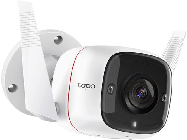 TP-Link Tapo 2K HD Security Camera Outdoor Wired, IP66 Weatherproof, Motion/Person Detection, Works with Alexa & Google Home, Built-in Siren w/.