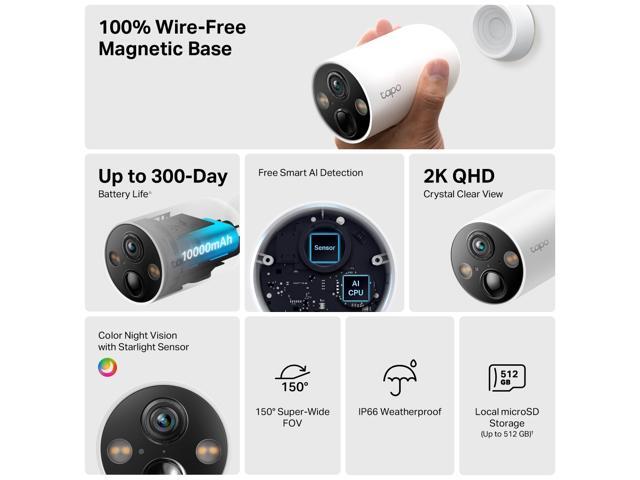 TP-Link Tapo Wire-Free MagCam (Tapo C425)