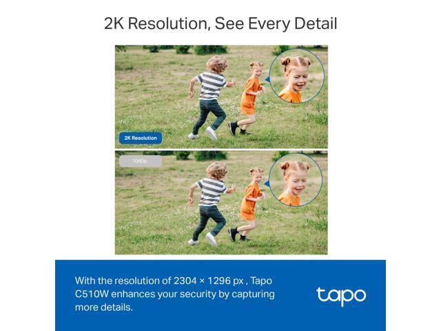 TP-Link Tapo 2K Outdoor Pan/Tilt Security Wi-Fi Camera