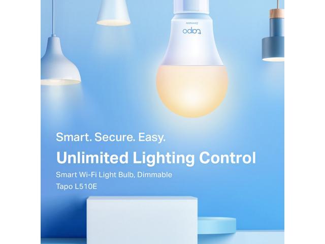 TP-Link Tapo Smart Light Bulbs, 800 Lumens (60W Equivalent)