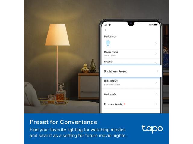 TP-Link Tapo Smart Light Bulbs, 800 Lumens (60W Equivalent)