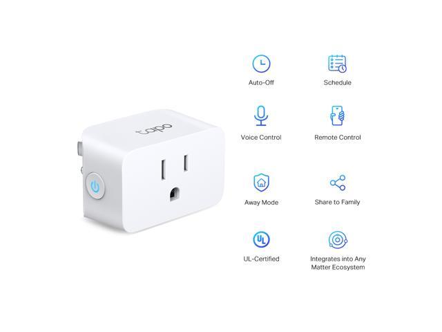 TP-LINK Tapo P125M Mini Smart Wi-Fi Plug Pack of 3